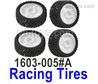 UDI RC 1603 Racing tires.1603-005#A.Total 4 Set. UDI 1603 1/16 Rally Car Accessories..